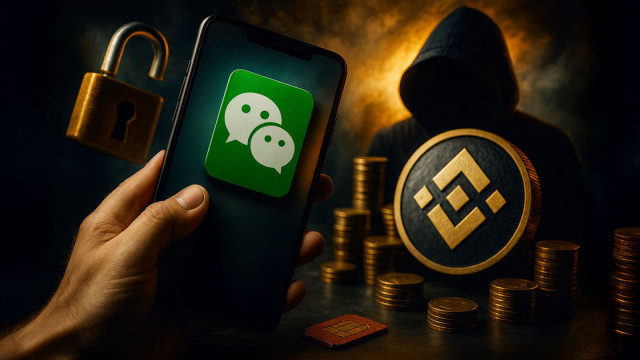 Featured image for article: Binance CEO had WeChat hacked by cellphone exploit that likely leaves your own crypto exposed