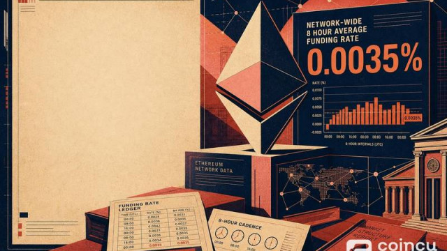 Data: ETH 8-Hour Average Funding Rate Is 0.0035% Across the Network