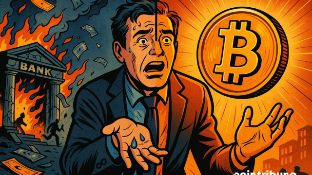 Bitcoin Decline Raises Concerns Amid Bank Instability
