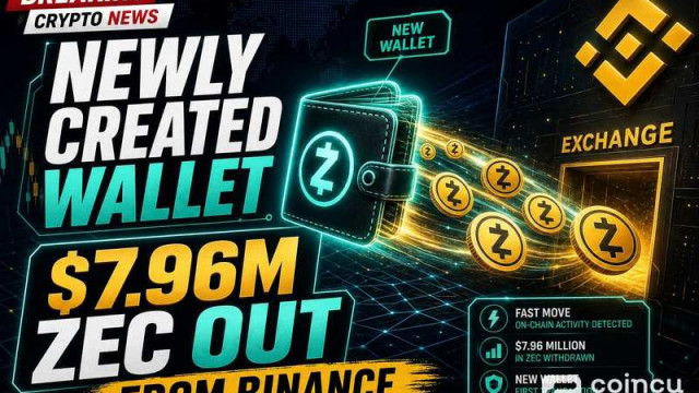 Newly Created Wallet Withdraws $7.96 Million in ZEC From Binance
