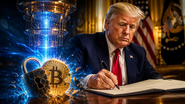 การผลักดันคอมพิวเตอร์ควอนตัมของ Trump ทำให้ “Bitcoin ที่ถูกเปิดเผย” มูลค่า 449 พันล้านดอลลาร์กลับมาเป็นที่สนใจอีกครั้ง