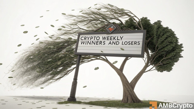 Crypto market's weekly winners and losers – KITE, INJ, TON, PENGU