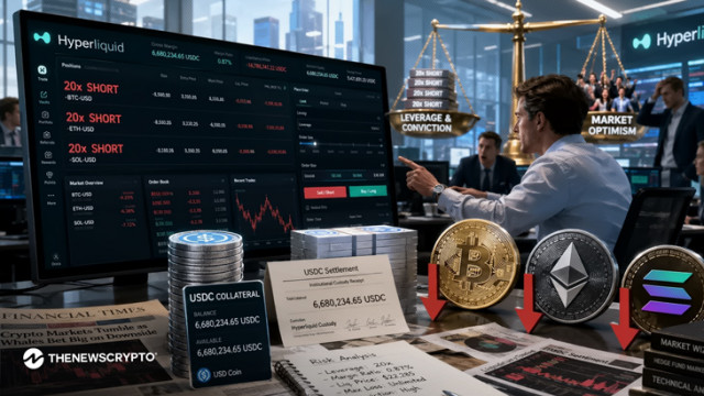 A Whale is Betting Big Against Crypto: Will BTC, ETH, and SOL Face Fresh Pressure?