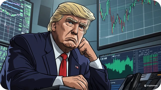Trump ist gerade mit Elon Musk, Larry Fink und Jensen Huang nach China geflogen: Wird Bitcoin durch ein Handelsabkommen auf 90.000 US-Dollar steigen?
