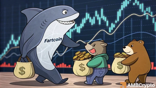 Fartcoin whales jump ship: Will $0.93 be next?