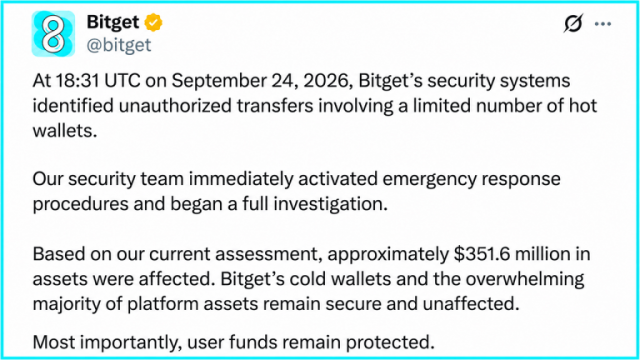 Everything We Know About Bitget's Massive $351M Hack