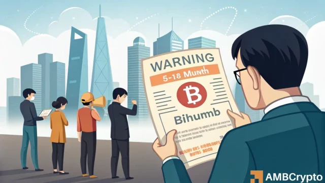 South Korea's FIU warns Bithumb of a six-month ban as Bitcoin exchange flows fall