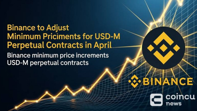 Binance to Adjust Minimum Price Increments for USDⓈ-M Perpetual Contracts in April