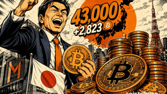 After acquiring 2,823 BTC recently, Metaplanet now has more than 43,000 BTC