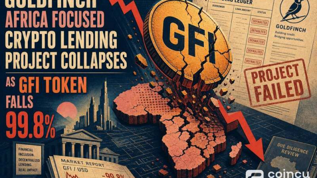 Goldfinch Africa-Focused Crypto Lending Project Collapses as GFI Token Falls 99.8%
