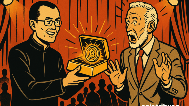 Featured image for article: CZ's Gold Challenge To Schiff Stirs Crypto Community