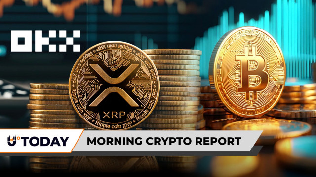 Morning Crypto Report: 12.25 Million XRP Leave OKX by February, Cowen Projects March Bitcoin Peak, USDT Liquidity Now Mirrors 2022 Bottom