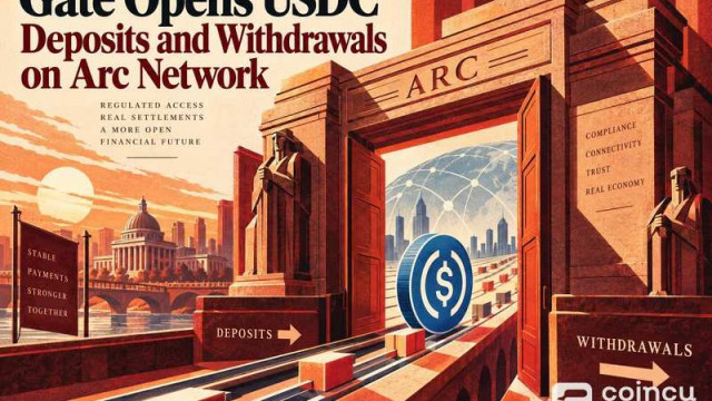 Gate Opens USDC Deposits and Withdrawals on Arc Network