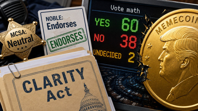 Trump memecoin ethics fight still controls CLARITY Act vote after law enforcement opposition cracks