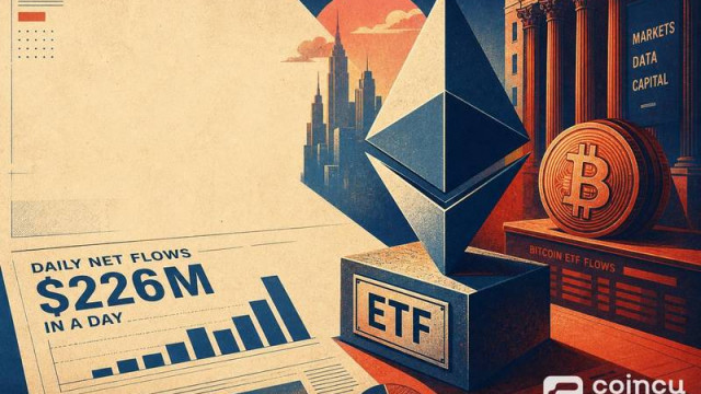Ethereum ETFs Take $226M in a Day, Near Bitcoin's Haul