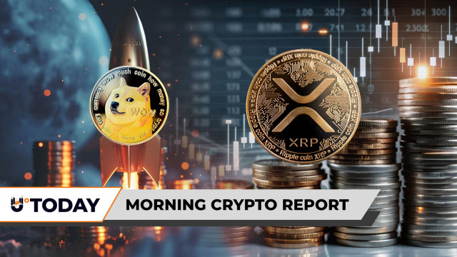Morning Crypto Report: Dogecoin to the Moon? $1.10 DOGE Price Scenario Revealed, Solana Phone Coin Explodes 400%, $1.37 Billion in XRP Risk Flooding Market