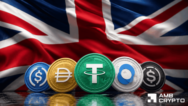 Banco da Inglaterra reduz limites de retenção de stablecoins à medida que o Reino Unido avança em direção ao dinheiro digital regulamentado