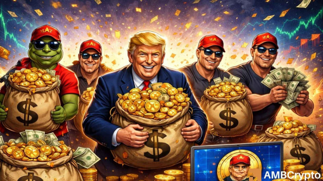 TRUMP memecoin drops as team moves 7.59mln tokens – More downside ahead?
