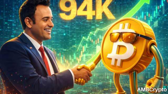 Bitcoin nears $95K as Strive adds $100mln – Can BTC hold this momentum?