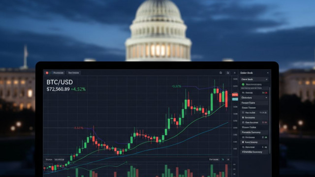 Bitcoin Rises as Markets Price State of the Union Trump Address