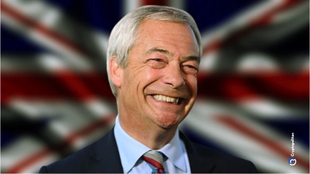 Crypto-miljardairs dwingen Nigel Farage en Reform UK om leiding te geven aan fondsenwerving