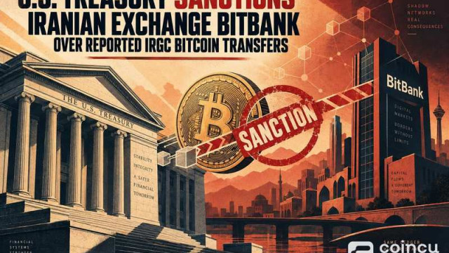 U.S. Treasury Sanctions Iranian Exchange BitBank Over Reported IRGC Bitcoin Transfers