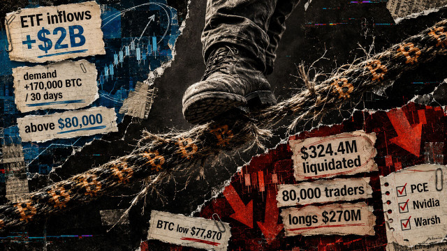 Why Bitcoin's $80,000 rally just flipped from short squeeze to long squeeze