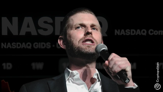 ALT5 Sigma commits $1.5B to Trump-linked WLFI as Eric Trump rings NASDAQ bell