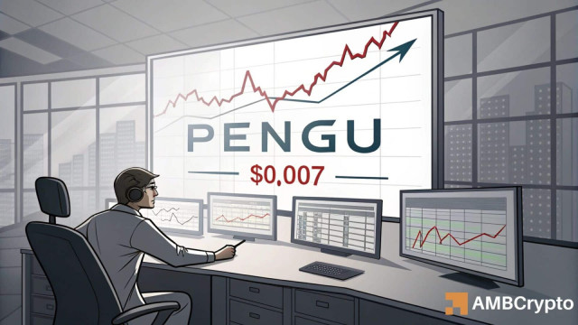 Pudgy Penguins: How $0.008 supply zone could decide PENGU's next move