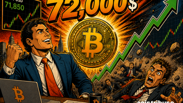 Bitcoin Hits $71,992 As Historic Short Squeeze Shakes Crypto