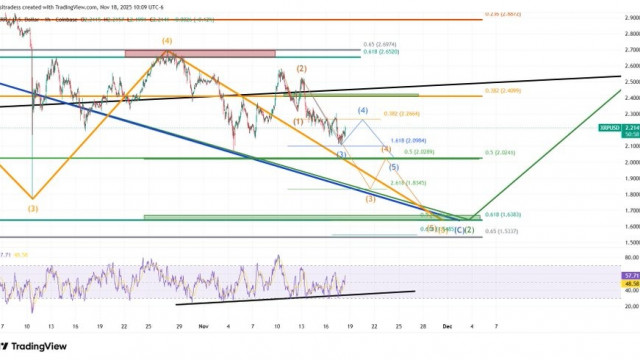 XRP Price Could Drop to $2.03, Before Bull Run Begins, Says Top Trader