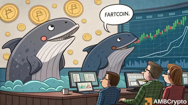 FARTCOIN loses $8.4 mln to whale exits – Can buyers hold on to the $1 support?