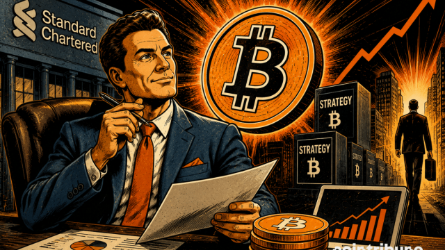 Standard Chartered Dismisses Strategy's Bitcoin Sales Concerns