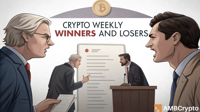 Crypto market's weekly winners and losers – PUMP, ZEC, PI, CRO