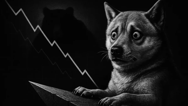 DOGE Bearish Triangle Warns of Short Risk
