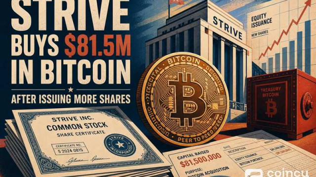 Strive Buys $81.5M in Bitcoin After Issuing More Shares