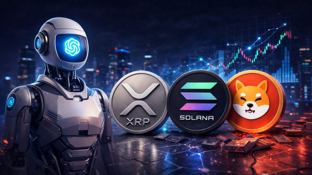 New ChatGPT Predicts the Price of XRP, Solana and Shiba Inu By the End of 2026