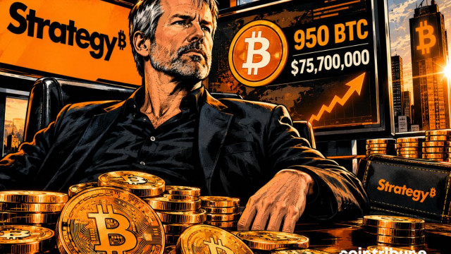 950 Bitcoins are Purchased by Strategy for 75.7 Million Dollars