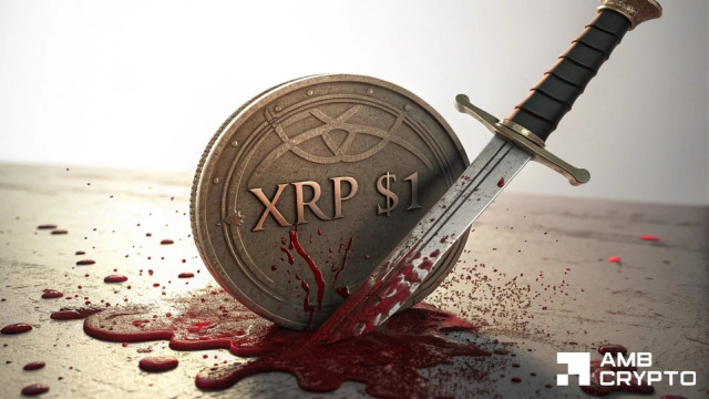 Will XRP fall below $1? Polymarket's 65% odds test Ripple bulls