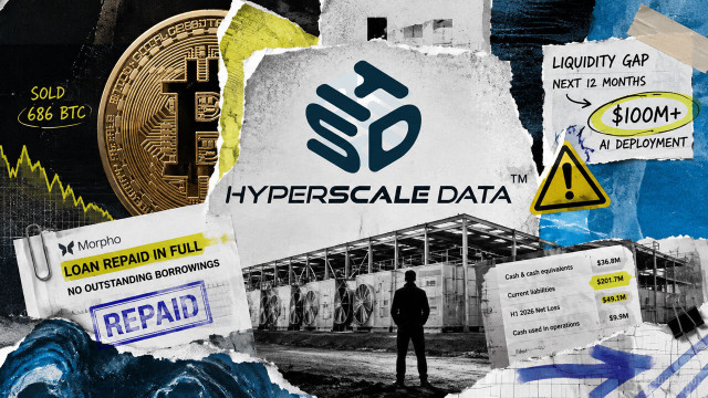 Bitcoin treasury Hyperscale sells 686 BTC to clear loans but says cash won't cover next 12 months