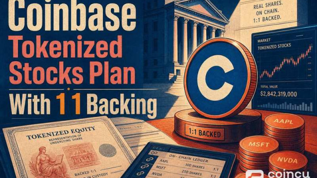 Coinbase Tokenized Stocks Plan With 1:1 Backing