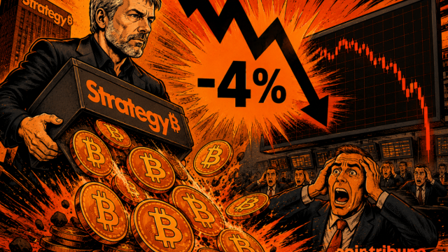 Bitcoin Falls As Strategy Raises Cash Through BTC Sales