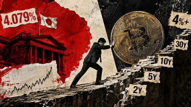 Japan's 4% bond yield spike threatens the low-cost borrowing strategy behind corporate Bitcoin buying