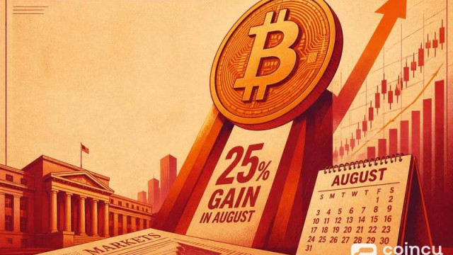 Bitcoin Posts 25% Gain in August, Its Third-Best August on Record