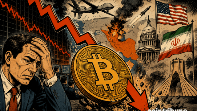 Bitcoin Slides After Geopolitical Tensions Escalate