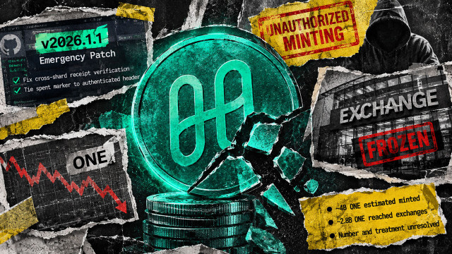Harmony weighs a full blockchain rollback after unauthorized minting floods exchanges with billions in ONE