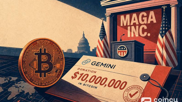 Gemini Donates $10M in Bitcoin to MAGA Inc.