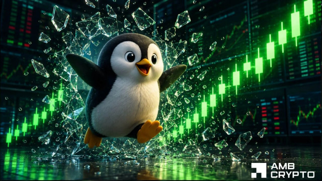 Pudgy Penguins at $0.0103: After a 13% rally, will PENGU break out to $0.0138?