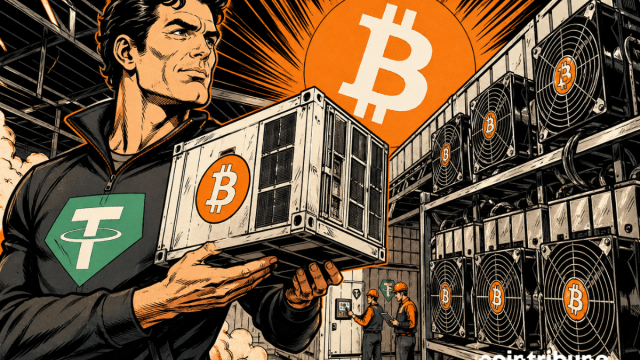 Bitcoin: Tether Targets Large Mining Farms with a Modular Solution
