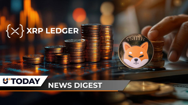 U.Today Crypto Digest: XRP Ledger Loses 90% of Payment Volume, Shiba Inu Price Enters Consolidation, Bitcoin Sinks Against Gold